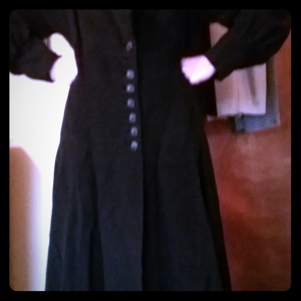 Vintage 50's Wool Maxi Coat.